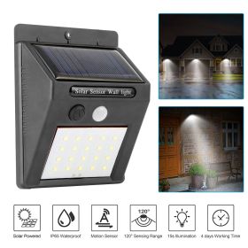 Solar Light 20 LEDs Outdoor PIR Motion Sensor Lights IP65 Waterproof 120 Degree Sensing Lighting